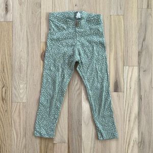 4t HM printed ribbed leggings